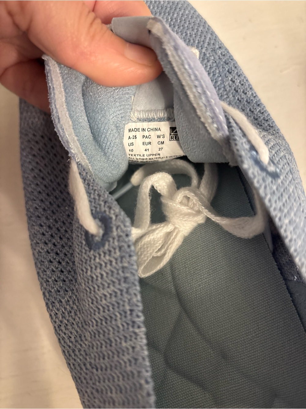 Reef Neptune Women’s Breathable Sneaker Tennis Beach Shoes NWOT Dusty Blue 10 - Picture 6 of 6